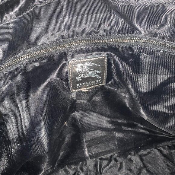 Burberry Prorsum Quilted Silver Metallic Leather Shoulder Bag - Picture 4 of 9